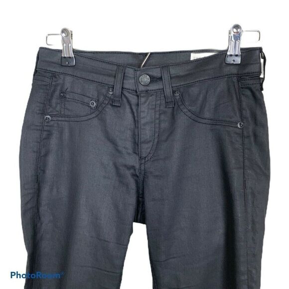 Rag and Bone Jean Legging Black Jeans Stretch - Picture 3 of 9
